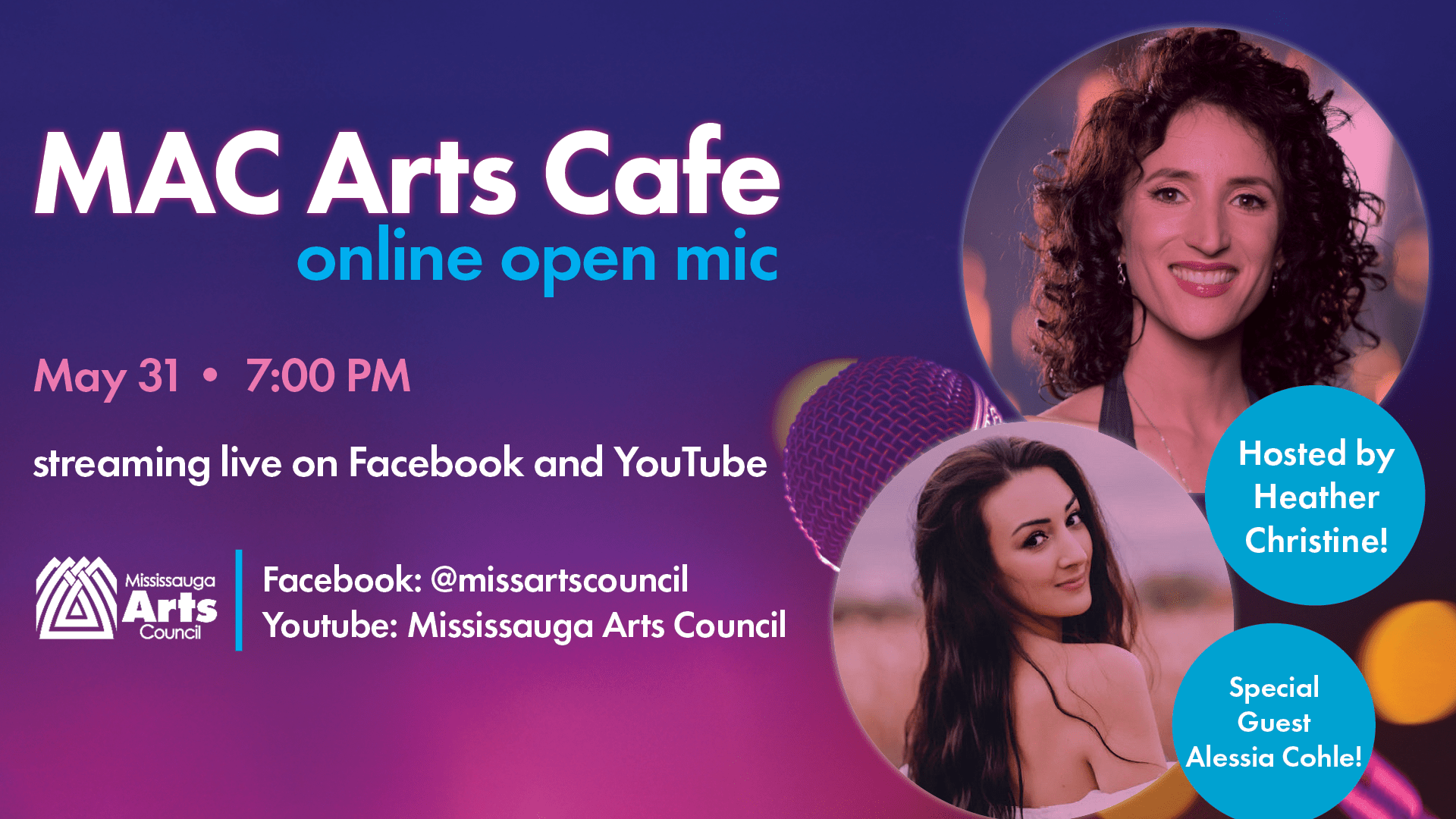 Watch now: MAC Arts Cafe – Online Open Mic  (May)