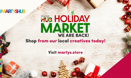 THE MARTYS HUB HOLIDAY MARKET IS OPEN!