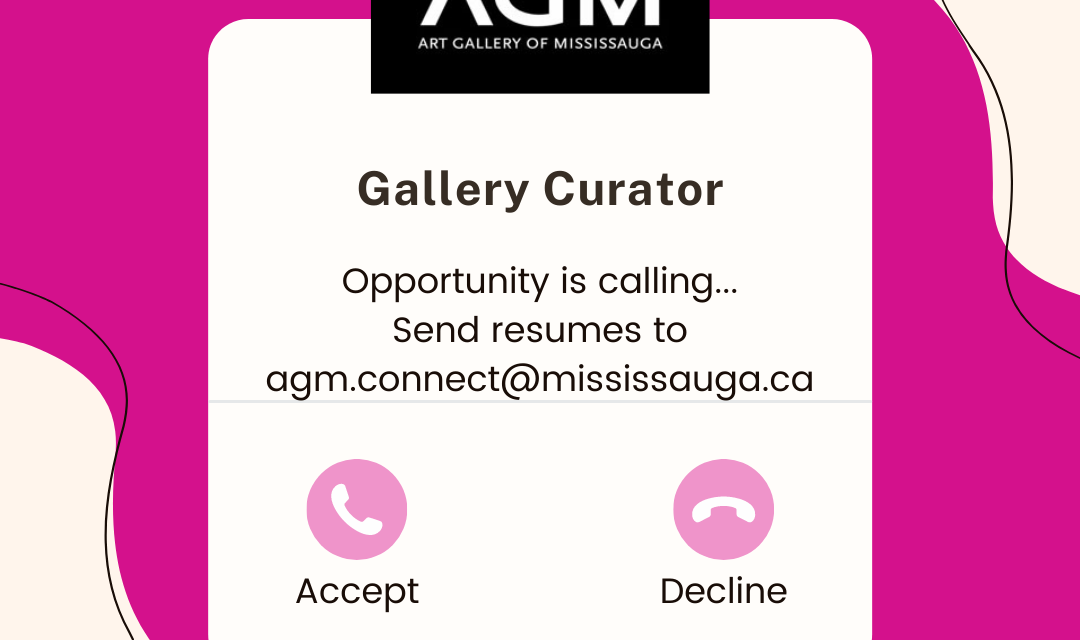 The AGM is Hiring! Contemporary Art Curator