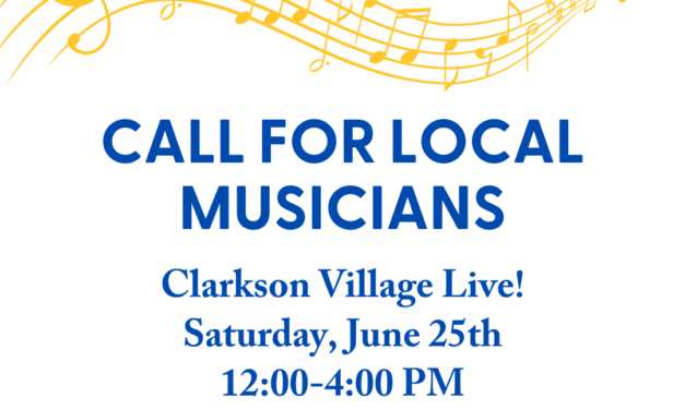 CALL FOR MUSICIANS: Clarkson Village Live!
