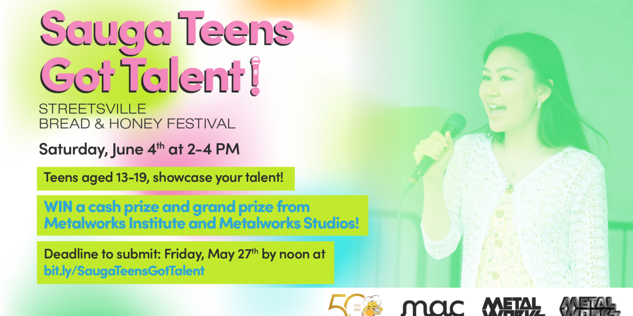 CALL FOR TEENAGE SINGERS – Sauga Teens Got Talent
