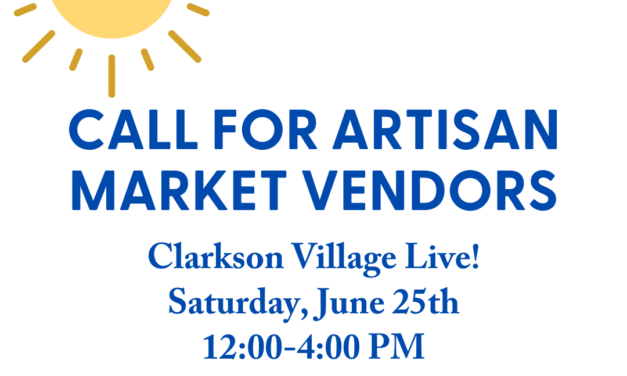 CALL FOR ARTISANS: Clarkson Village Live!
