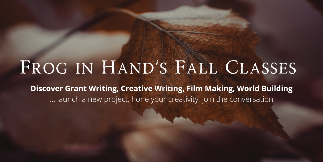 Frog in Hand’s Classes – fall into a new passion project