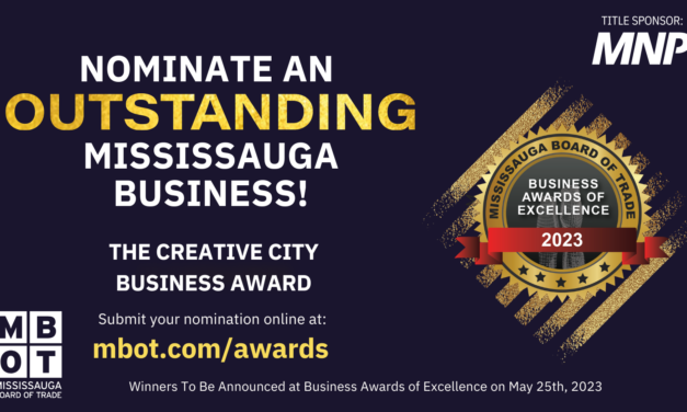 Know a business that is actively championing the arts in Mississauga? Nominate them for the Creative City Business Award!